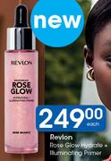 Revlon Rose Glow Hydrate+ Illuminating Primer-Each