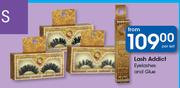 Lash Addict Eyelashes And Glue-Per Set