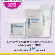 Clicks Cotton Products-Per Pack
