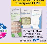 Clicks Artificial Nails-Per Set