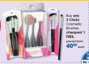 Clicks Cosmetics Brushes-Each