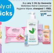 Oh So Heavenly Waterless Hand Cleanser Or Hygiene Wipes-Each