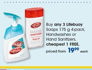 Lifebuoy Soaps 175g 4's Pack, Handwashes Or Hand Sanitizers-Each