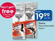 Dorco Pace Disposable Razors-Per Offer