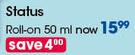 Status Roll On-50ml Each