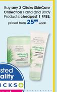 Clicks Skin Care Collection Hand & Body Products-Each