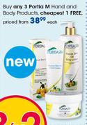  Portia M Hand & Body Products-Each
