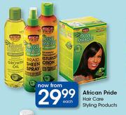 African Pride Hair Care Styling Products-Each