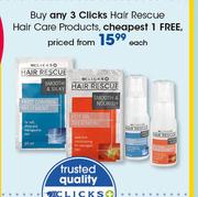 Clicks Hair Rescue Hair Care Products-Each