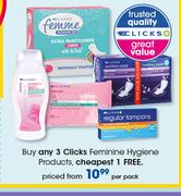 Clicks Feminine Hygiene Products-Per Pack