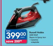 Russell Hobbs 2400 Watt Steam & Spray Iron-Each