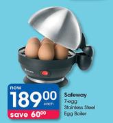Safeway 7 Egg Stainless Steel Egg Boiler-Each
