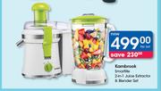 Kambrook Smartlife 2 In 1 Juicer Extractor & Blender Set-Per Set