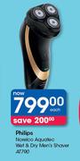 Philips Norelco Aquatec Wet & Dry Men's Shaver AT790-Each