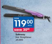 Safeway Hair Straightener JA3453-Each