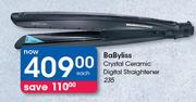 BaByliss Crystal Ceramic Digital Straightener-Each  