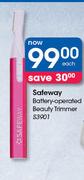 Safeway Battery-Operated Beauty Trimmer S3901-Each