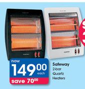 Safeway 2-Bar Quartz Heaters-Each