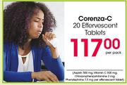 Corenza-C 20 Effervescent Tablets-Per Pack