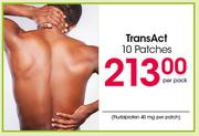 TransAct 10 Patches-Per Pack