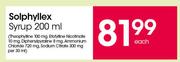 Solphyllex Syrup-200ml Each