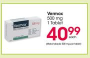 Vermox 500mg-1 Tablet Each