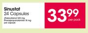 Sinustat Capsules-24's Per Pack