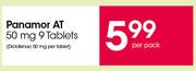 Panamor At 50mg Tablets-9's Per Pack