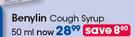 Benylin Cough Syrup-50ml Each