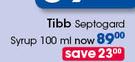 Tibb Septogard Syrup-100ml Each