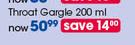 Cepacol Throat Gargle-200ml Each