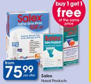 Salex Nasal Products-Per Offer