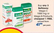 Bettaway Mega C 1000mg Or Mega B Products-Per Pack