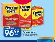 Ferrous Forte Iron Supplements-Each