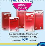 Clicks Magnesium Products-Per Pack