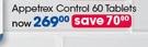 GNC Appetrex Control 60 Tablets-Per Pack