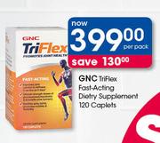 GNC Triflex Fast Acting Dietry Supplement 120 Caplets-Per Pack