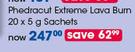 USN Phedracut Extreme Lava Bum-20 x 5g Sachets Each