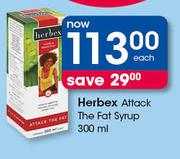 Herbex Attack The Fat Syrup-300ml Each