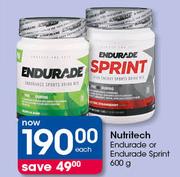 Nutritech Endurade Or Endurate Sprint-600g Each