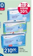Clicks Adult Slips-Per Pack