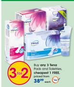 Tena Pads & Toiletries-Each