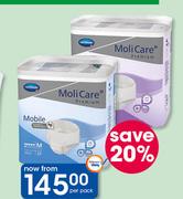 Moli Care Day Time Blue Premium Incontinence Pants Medium Pull Up-Per Pack