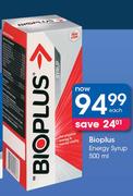 Bioplus Energy Syrup-500ml Each