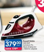 Russell Hobbs 2400 Watt Autosteam Pro Steam & Spray Iron-Each