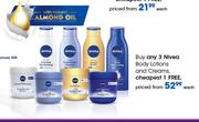 Nivea Body Lotions And Creams-Each