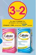 Caltrate Plus-30 Tablets Or 30 Chewables-Per Pack