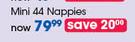 Clicks Made 4 Baby Softly Cushioned Disposable Nappies Mini 44 Nappies-Per Pack