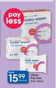 Clicks Pay Less Baby Wipes-Per Pack