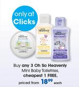 Oh So Heavenly Mini Baby Toiletries-Each